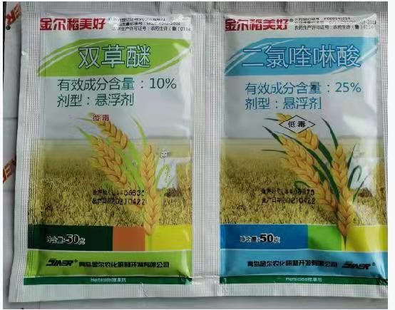 青岛金尔稻美好10%双草醚+25%二氯喹啉酸（水稻除草剂，禁止在糥稻上使用）