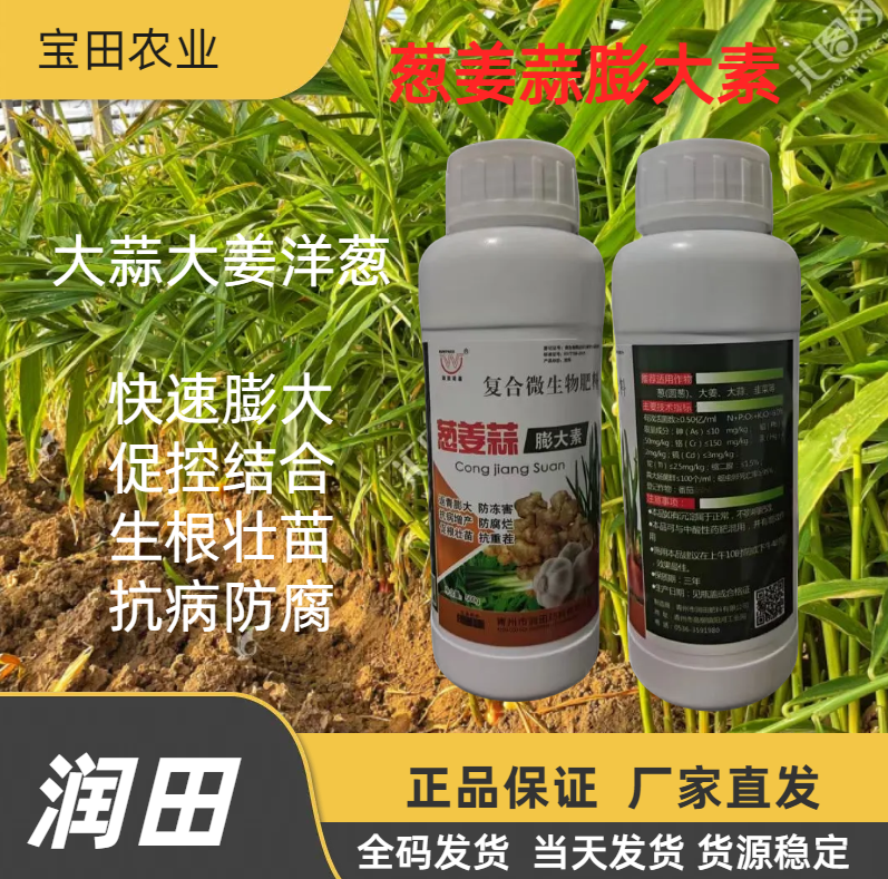 润田 葱姜蒜膨大素  大蒜增产大姜增产洋葱增产促控结合