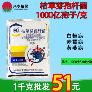 鲁抗生物-1000亿孢子/克枯草芽孢杆菌-可湿性粉剂